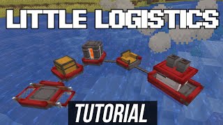 Little logistics tutorial / guide 1.16.5 - 1.18.2 Tugs and trains (minecraft java edition)