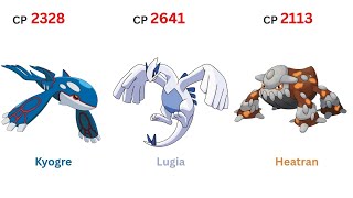 Heatran’s Heat + Lugia’s Defense + Kygore Attack = Team Rocket’s Worst Nightmare! #trending #pokémon