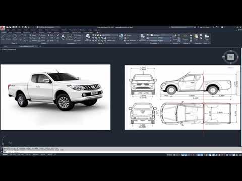 AutoCAD 2020 การออกแบบรถ 3D ตอนที่ 1