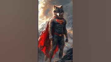 SUPERMAN x WOLF x AI = UNSTOPPABLE HYBRID?! 🐺✨ | Henry Cavill’s Epic AI Fusion! #animeshorts #ai