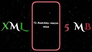 wo Player Hai Sir trending Xmlattitude Xml File  alightmotion xml xmlfile