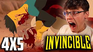 INVINCIBLE 4x5 REACTION! | GIVE US A MOMENT | Prime Video