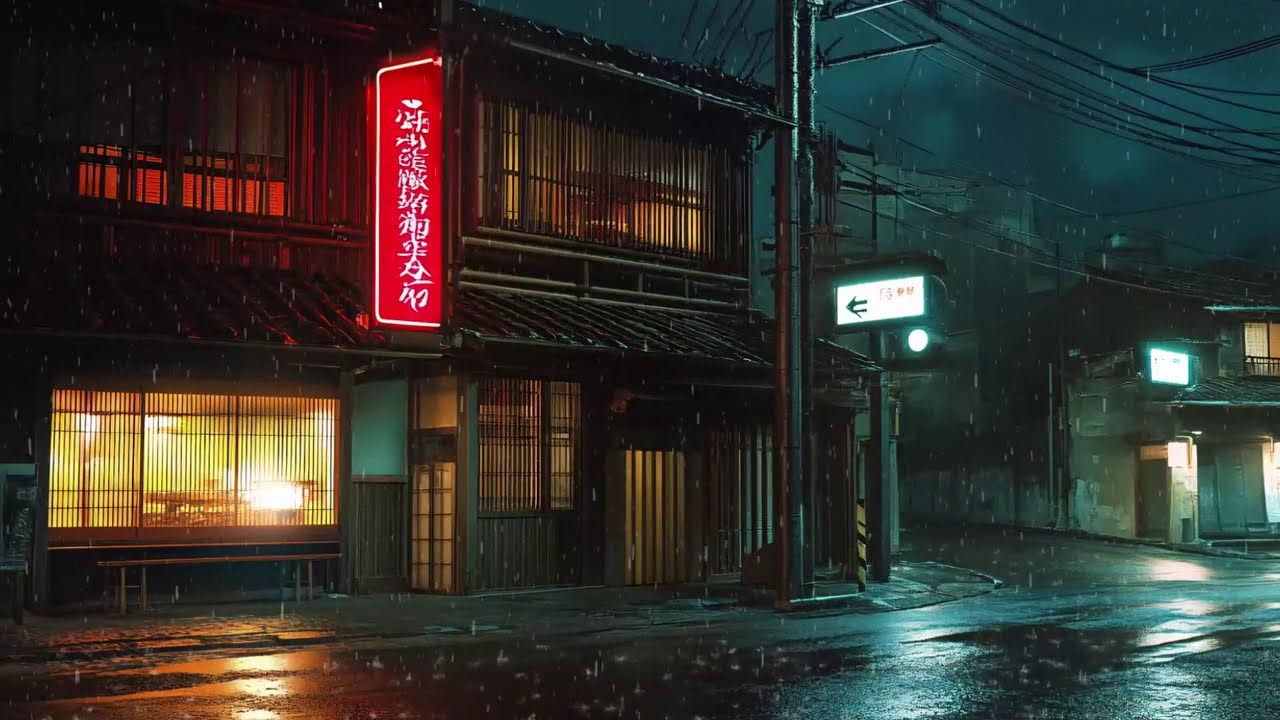 Soft Rain in Tokyo 🌧️ Mellow Lofi Beats for Sleep & Stress-Free Nights