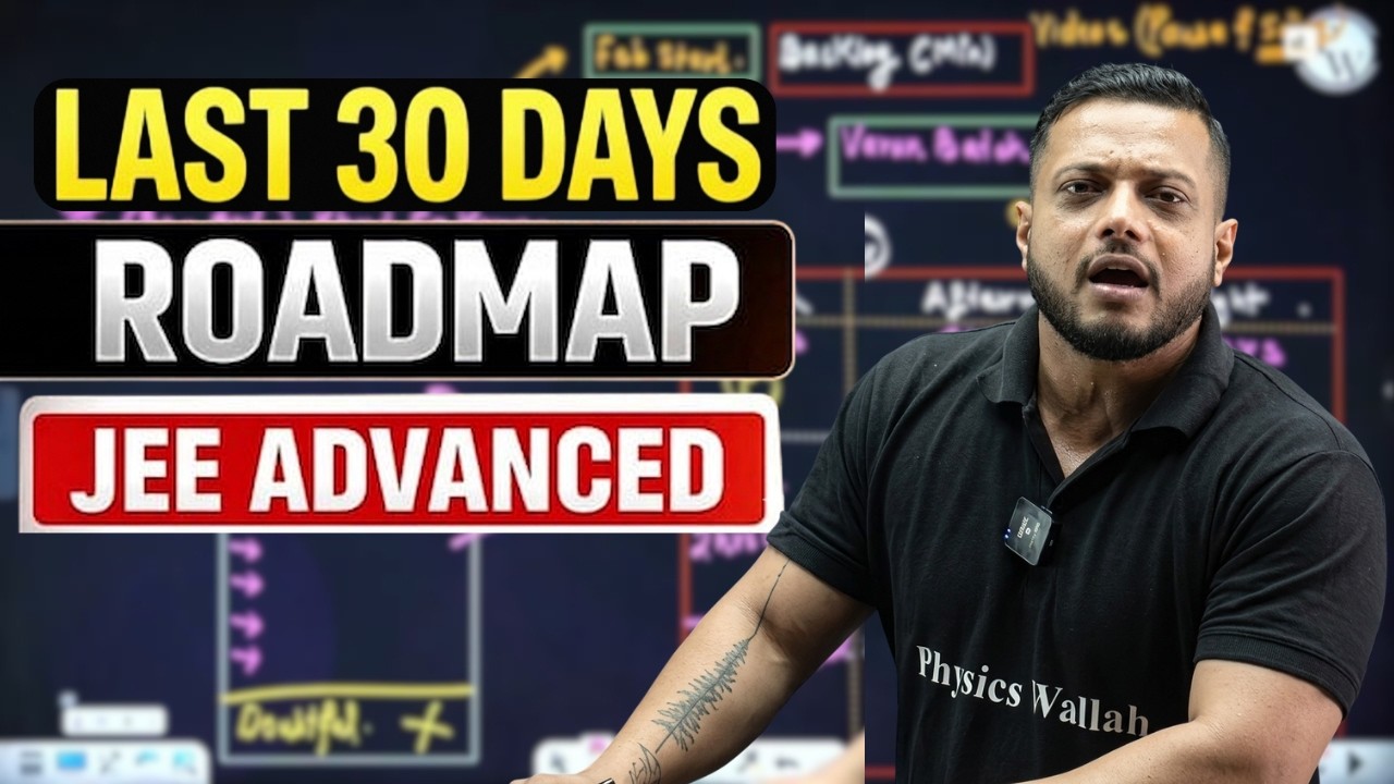 JEE Adv. 2026 Last 30 Days Strategy🚨 Tips & Guidance | Ft. Rajwant Sir ...