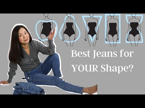 how to choose jeans for a girl according to her body type