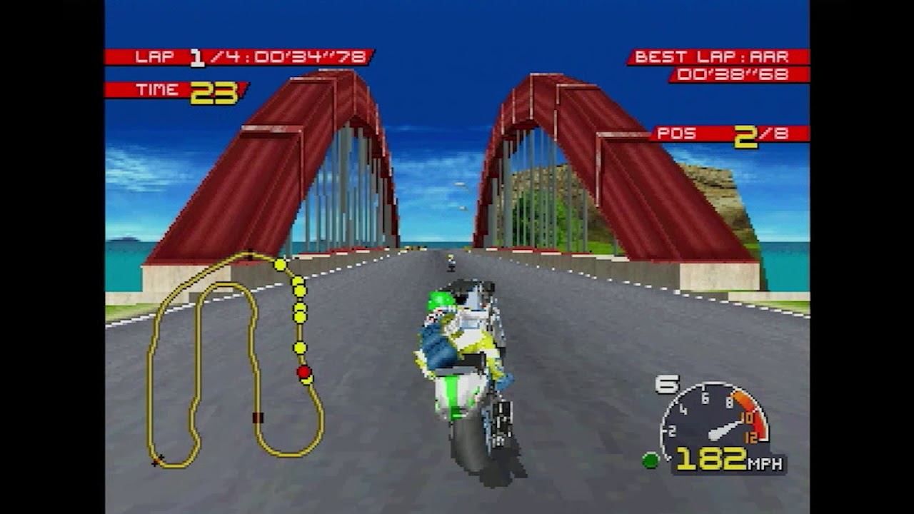 🕹️ Play Retro Games Online: Moto Racer (PS1)