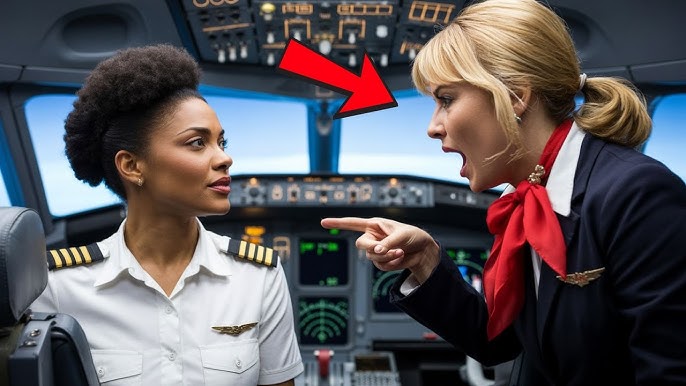 Flight Attendant Tells Black Girl to 'Wait at the Back' — Then She Sees Her  in the Cockpit Minutes.. - YouTube