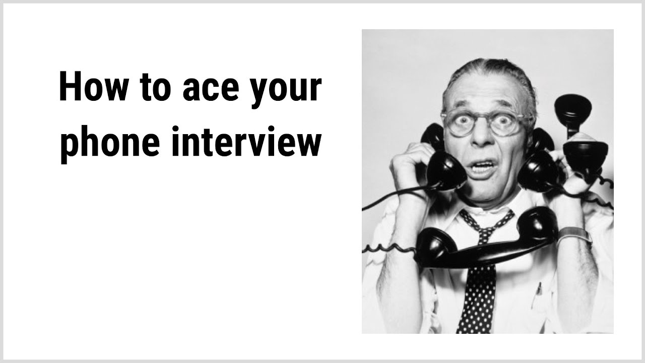 How To Ace Your Phone Interview (Berkley Design Talk