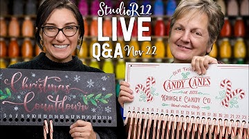 Paint a Christmas Countdown with Stencils | Shade and Highlight Using Red Paint