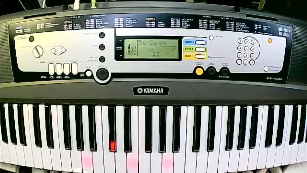 YAMAHA EZ 200 DEMO songs PIANO ENSEMBLE YouTube