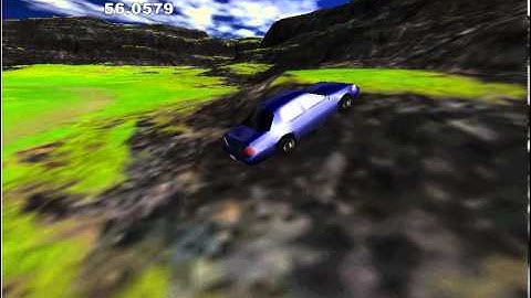 3drad Single Rigid Body car test