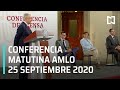 Conferencia matutina AMLO / 25 de septiembre 2020