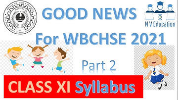 WBCHSE syllabus 2021 //  N V Education