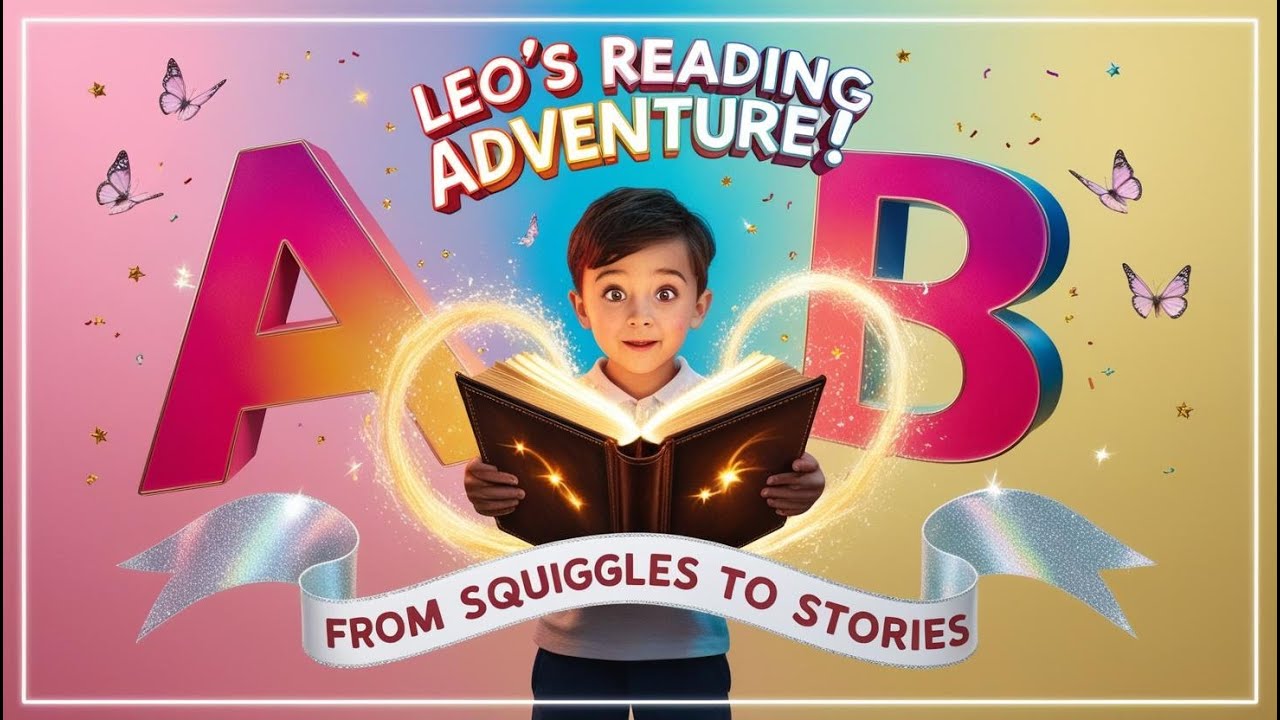 Leo’s Reading Adventure: From Squiggles to Stories!