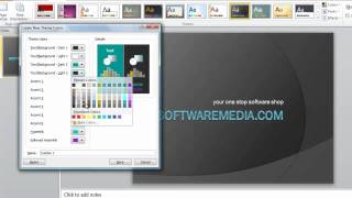How to Make Custom Themes in Microsoft Powerpoint 2010 Tutorial screenshot 5