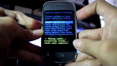 Reset Samsung Galaxy pocket neo GT-S5310