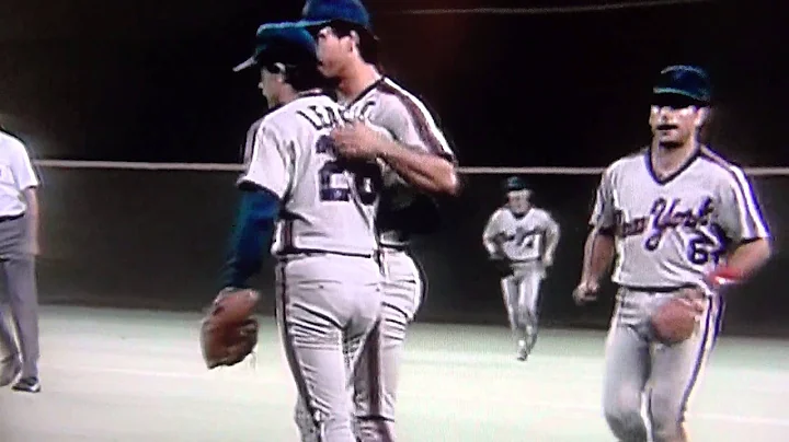 Terry Leach Helps Save New York Mets, 1987!