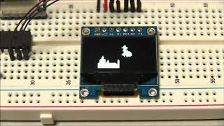 The animation on a 0.96 OLED