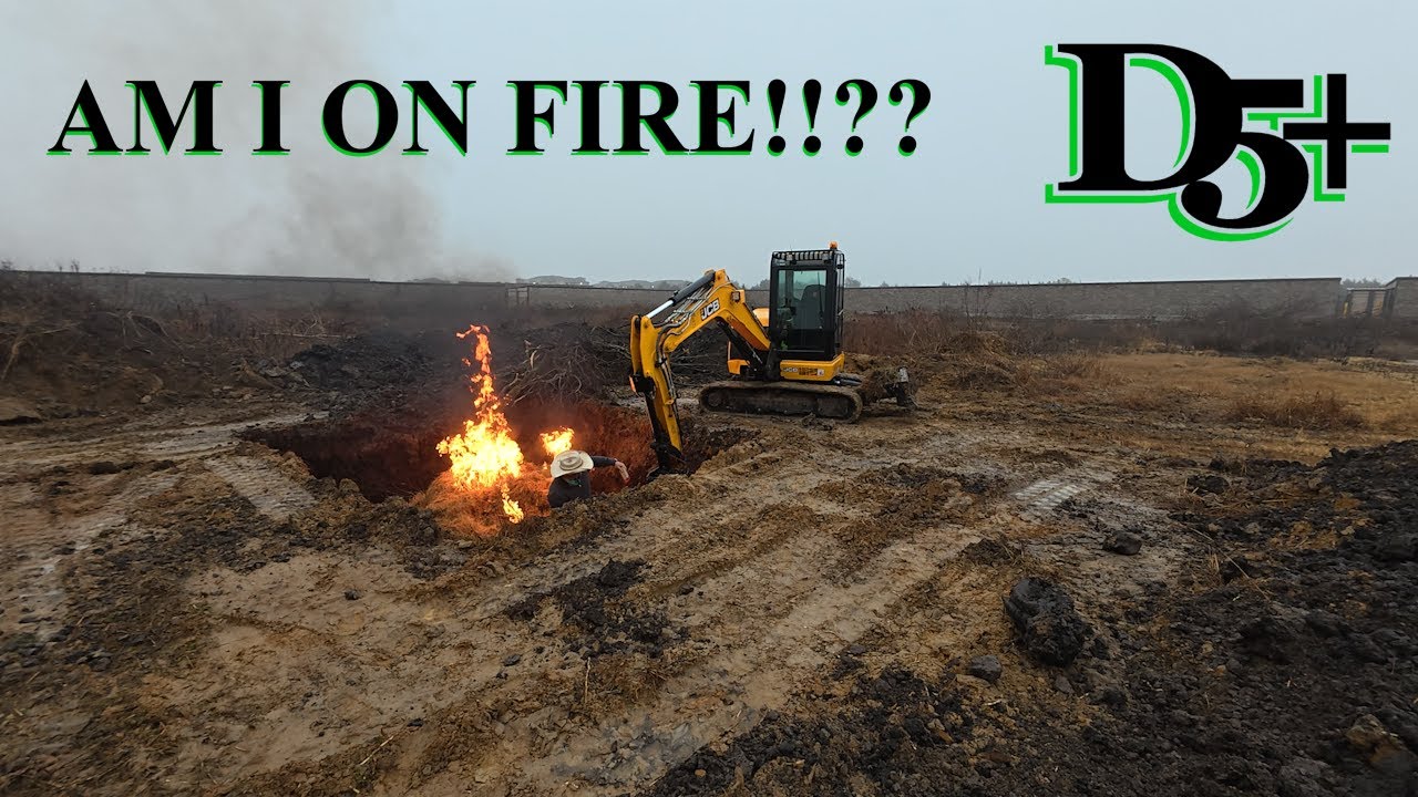 🔥 INSANE Tree & Brush Burn! MASSIVE Fire in a Huge Burn Pit! 🔥