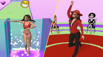 Clothes Run Games All Levels Gameplay iOS,Android Mobile Walkthrough Dressup Runner New Level EZ02AS