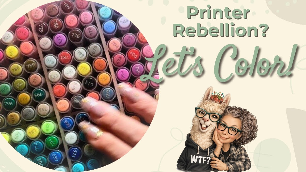 I Bought 100+ Markers Because My Printer Broke…