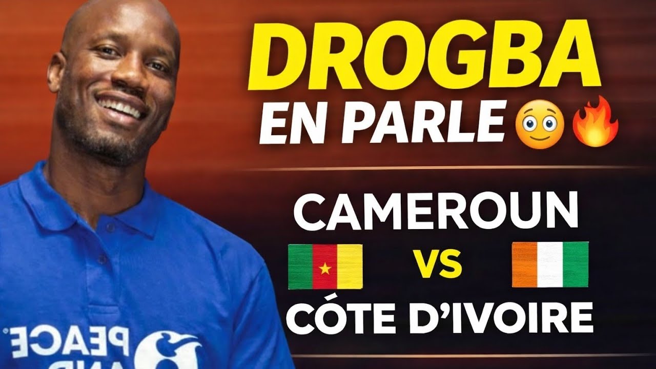 Didier Drogba réagit à Cameroun vs Côte d’Ivoire 😳🔥