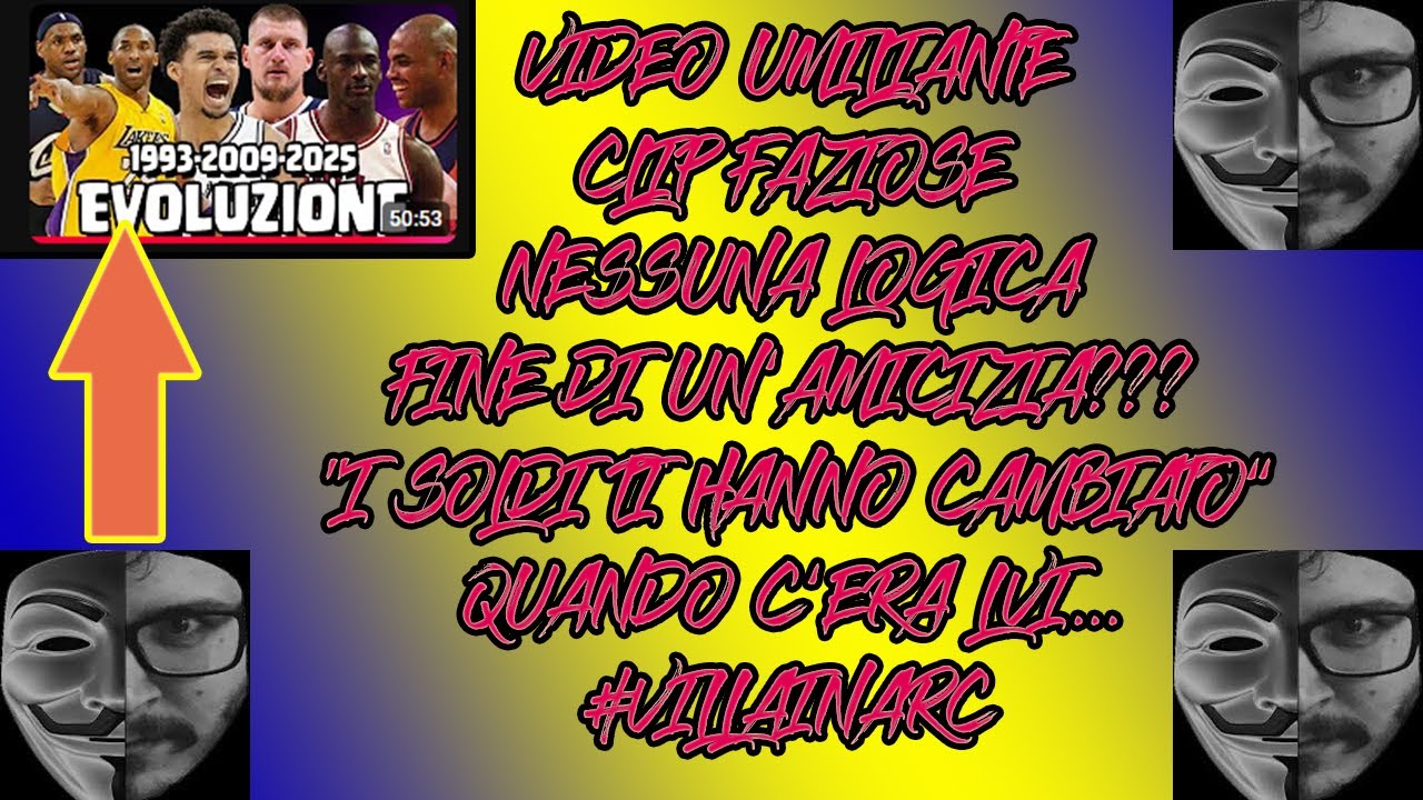 [EPICO] REACTO AD UNA REACTION. LA NBA E' EVOLUTA NEL TEMPO, ORA E' PIU' COMPLESAAAAHHH #villainarc