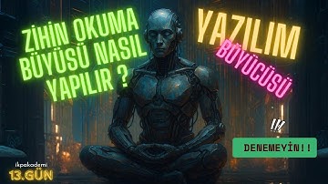 PYTHON DERSİ – ÖZEL | Kodla Büyü Yapılır mı? ✅ Zihin Okuyan Yazılım Mümkün mü? | İKPAkademi