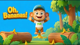 Cheeky Monkey Song 🐒 | Fun Jungle Dance Song for Kids | Toddler &amp; Preschool Music