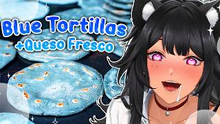 Cooking Handcam: Homemade Blue Tortillas and Queso Fresco 💙🤍