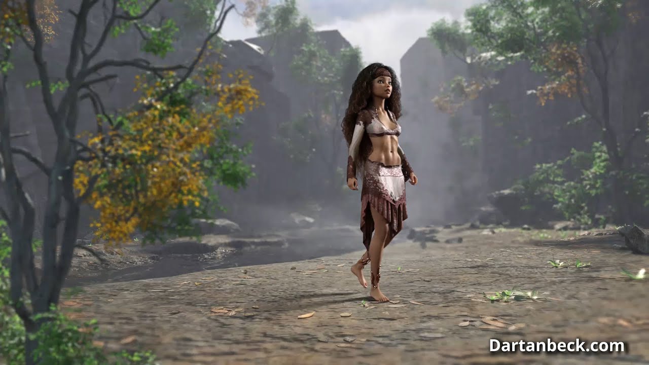 Daz Studio dForce Demonstration A - YouTube