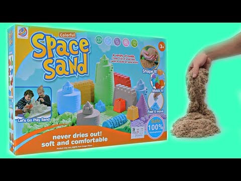 Kinetic Sand is now Sandisfying with the Kinetic Sand Sandisfying Set! Using two pounds of Kinetic. 