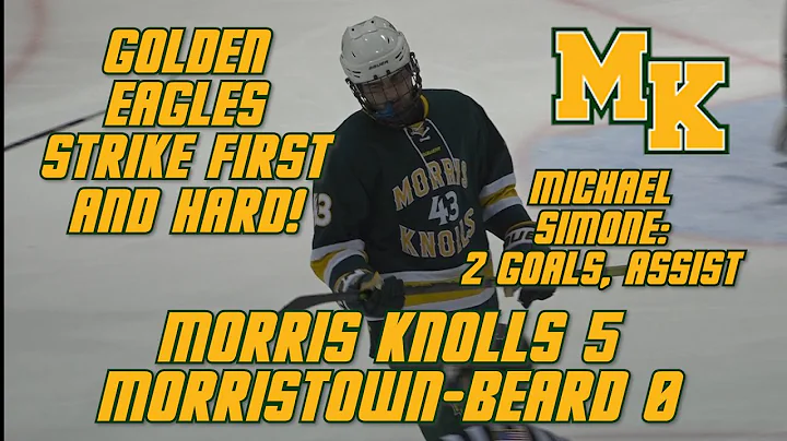 Morris Knolls 5 Morristown Beard 0 | Ice Hockey Hi...