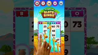 Tropical Bingo Ad - Giraffe(Vertical)  #bingo #games screenshot 3
