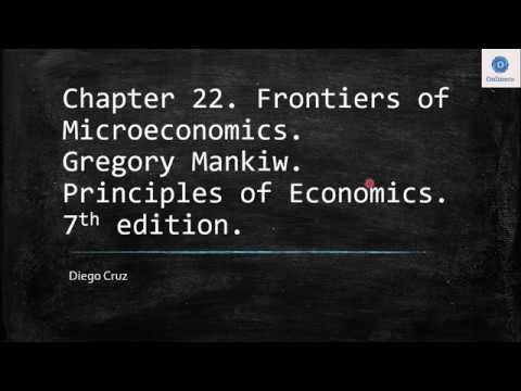 Chapter 22. Frontiers of Microeconomics. Gregory Mankiw.
