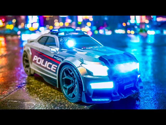 Dickie Toys Chevy Silverado Police – Voiture Jouet Lumière Et Son, Roue Libre – Dès 3 Ans – Cadeau Flic