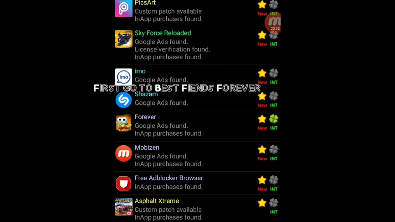 How to hack Best Fiends Forever.(no root)