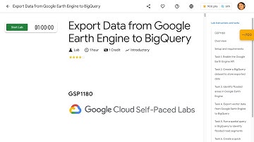 Export Data from Google Earth Engine to BigQuery GSP1180