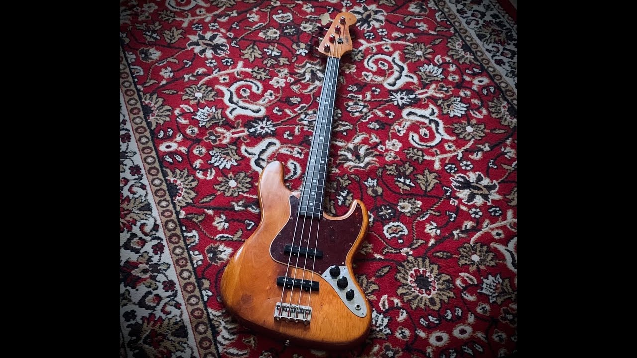 1964 FENDER JAZZ BASS FRETLESS - Andy's Vintage Guitars - YouTube