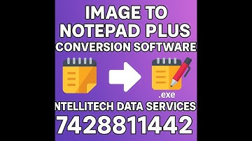 Notepad Plus Conversion Demo Video  Convert Images to Notepad Plus Easily with Software Package .wrt
