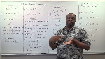 Factoring Quadratic Trinomials - Part 4