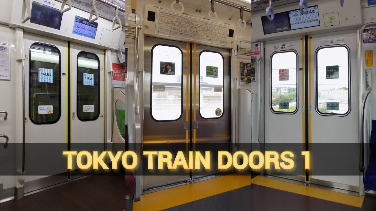 【Trains in Tokyo】Doors Opening and Closing Compilation