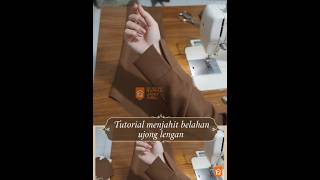 TUTORIAL MENJAHIT BELAHAN UJUNG LENGAN #Rumahjahitaini #penjahit #sewing #tutorial #shortvideo