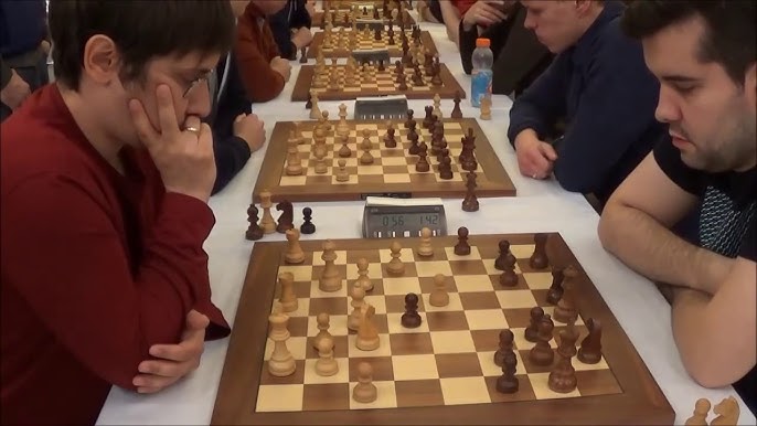 GM Alexander Fier - Holvason Juri, Pirc defense, Rapid chess 