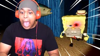 CRIMINAL SPONGEBOB SCARED TF OUT OF ME!! [3 SCARY GAMES]