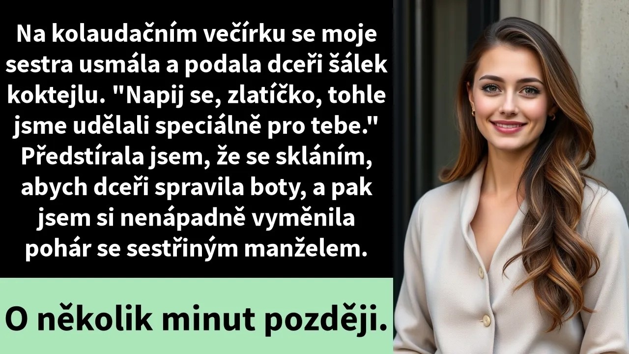 Nápoj, který moje sestra podala mé sedmileté dceři, vypadal jako nevinný růžový mocktail. „Napij se, zlatíčko, udělali jsme ho speciálně pro tebe,“ řekla s úsměvem. Ale na okraji kelímku se...