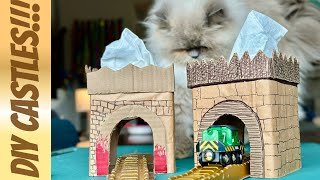 DIY CASTLE TRAIN DESTINATION CHALLENGE! #diy #artsandcrafts