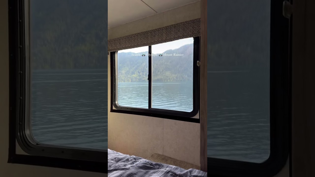 ✨ Save this for your future Olympic to Mount Rainier RV road trip! We explored two of Washington’s