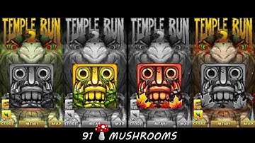 Temple Run 2 Lost Jungle And Jungle Fall Color Vs Black and White - Endless Run Gameplay