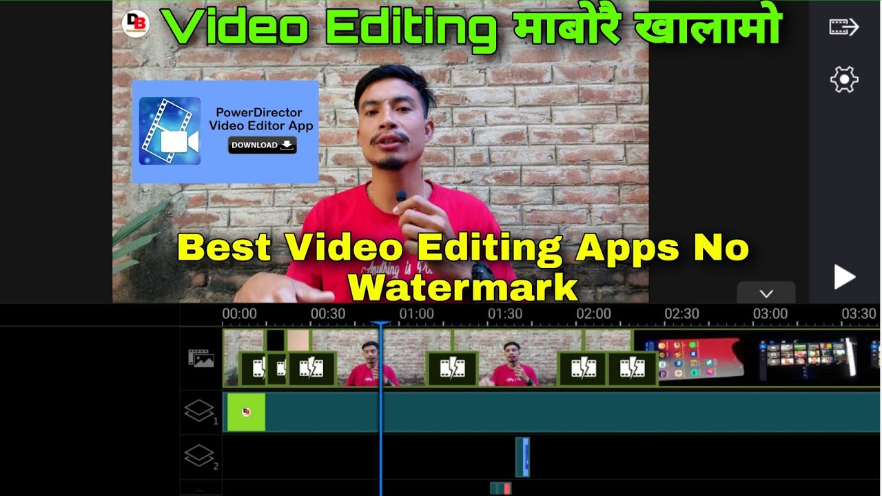 Video Editing माबोरै खालामो Best Video Editing Apps No Watermark 🔥